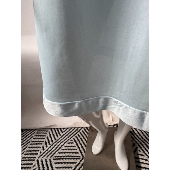 Vanity Fair Vintage Light Blue Nightgown M Made In USA - Picture 8 of 16